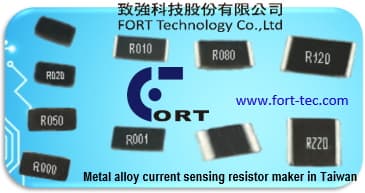 SMD metal alloy current sense resistors